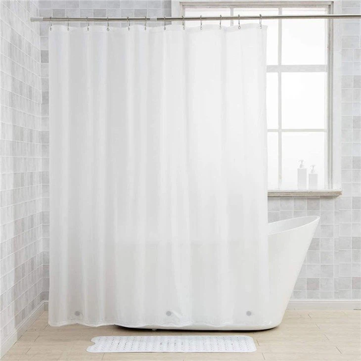 shower curtain with rings