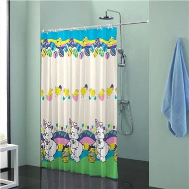 Printed Fabric Shower Curtains