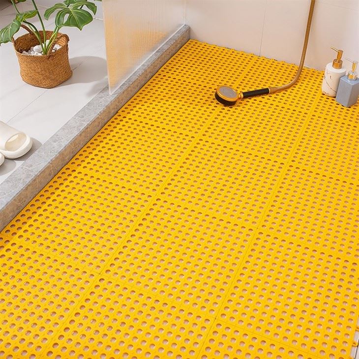 Tailored Bathroom Non-slip Mat Bathroom Full Spread Spliced Foot Mat Toilet Thickened Water-proof Anti-fall Mat