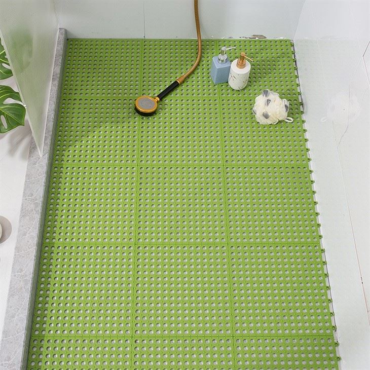 Tailored Bathroom Non-slip Mat Bathroom Full Spread Spliced Foot Mat Toilet Thickened Water-proof Anti-fall Mat