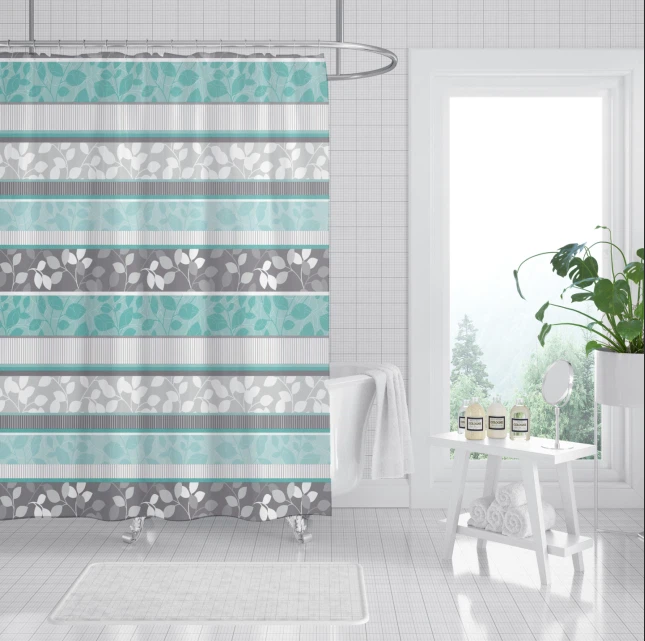 Foldable Polyester Shower Curtain factory
