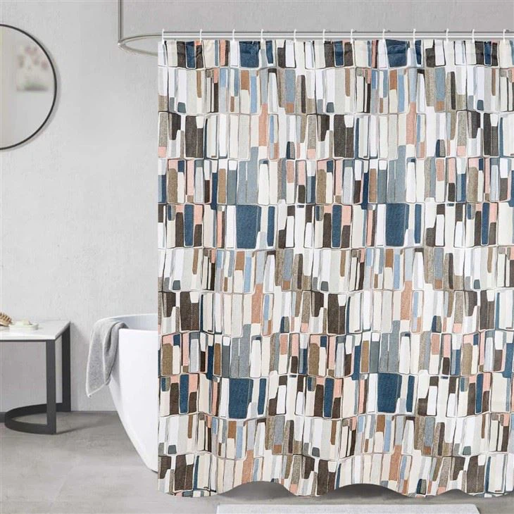 Heavy-duty Polyester Shower Curtain factory