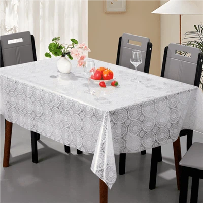 PVC Transparent Dining Table Cover