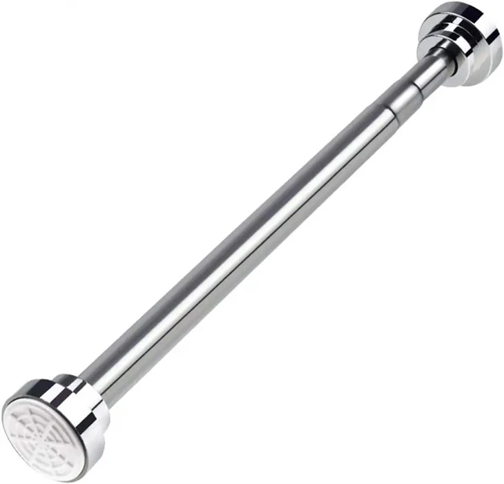 Stainless Steel Extendable Shower Curtain Rod Bathroom Accessories