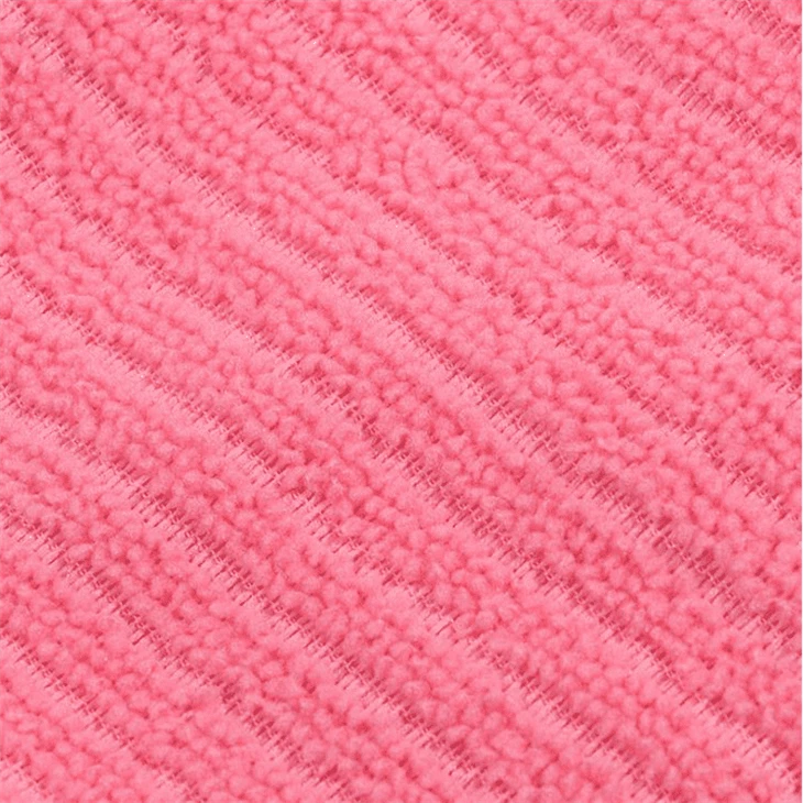 Sustainable Solid Striped Microfiber Cloth Premium Cleaning Towel